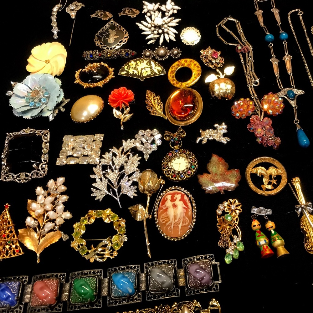 Vintage costume jewelry
